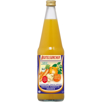 Beutelsbacher Orange-Karotte-Ingwer, 0,7 L Flasche