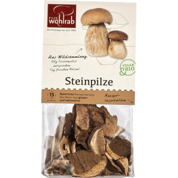 Wohlrab Pilze Steinpilze, getrocknet, 20 gr Packun