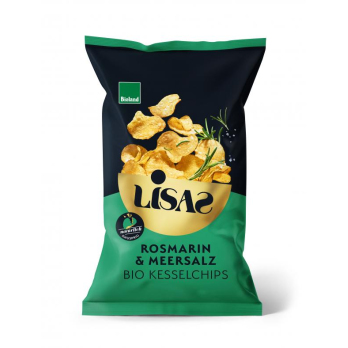 Lisas Kesselchips Rosmarin &, 115 g Packung