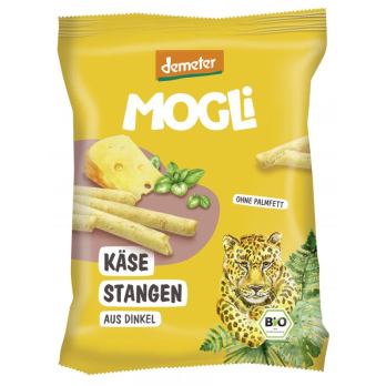 Mogli Käse Stangen aus Dinkel, 75 gr Packung