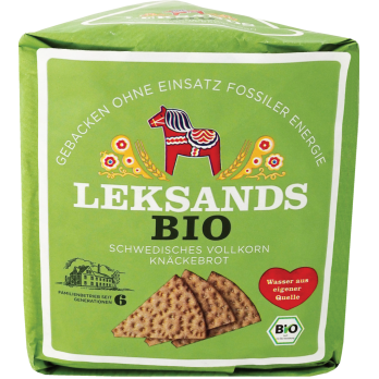 bioGourmet Schwedisches Vollkorn Knäckebrot, dreie