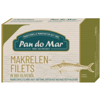 Pan do Mar Makrelenfilets, in Bio-Olivenöl extra n