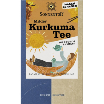 Sonnentor Milder Kurkuma-Tee mit Rooibos und Vanil