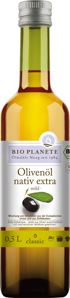 Bio Planète Olivenöl, mild, 0,5 ltr Flasche