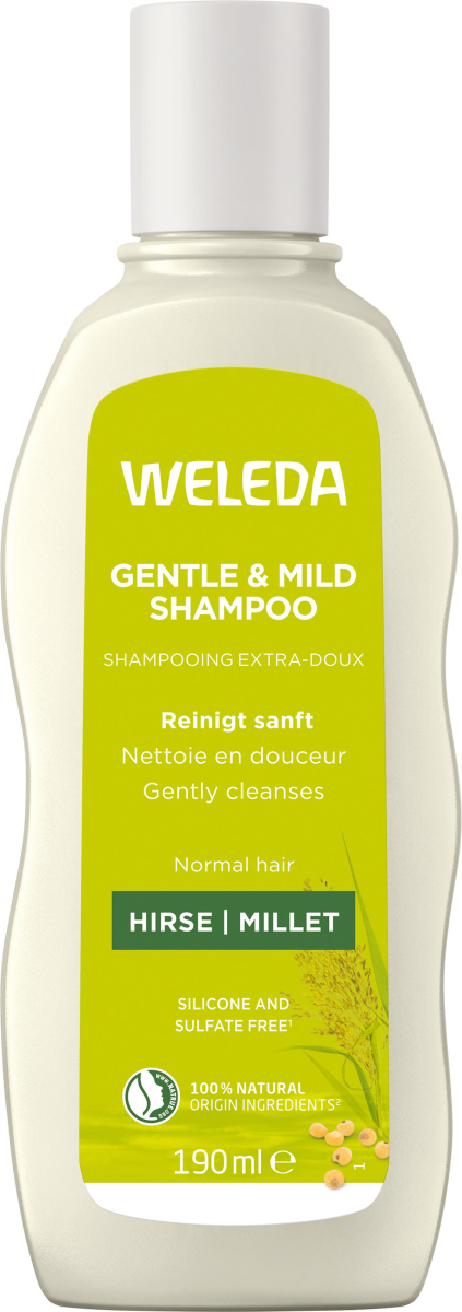 Weleda Hirse Pflege-Shampoo, 190 ml Flasche