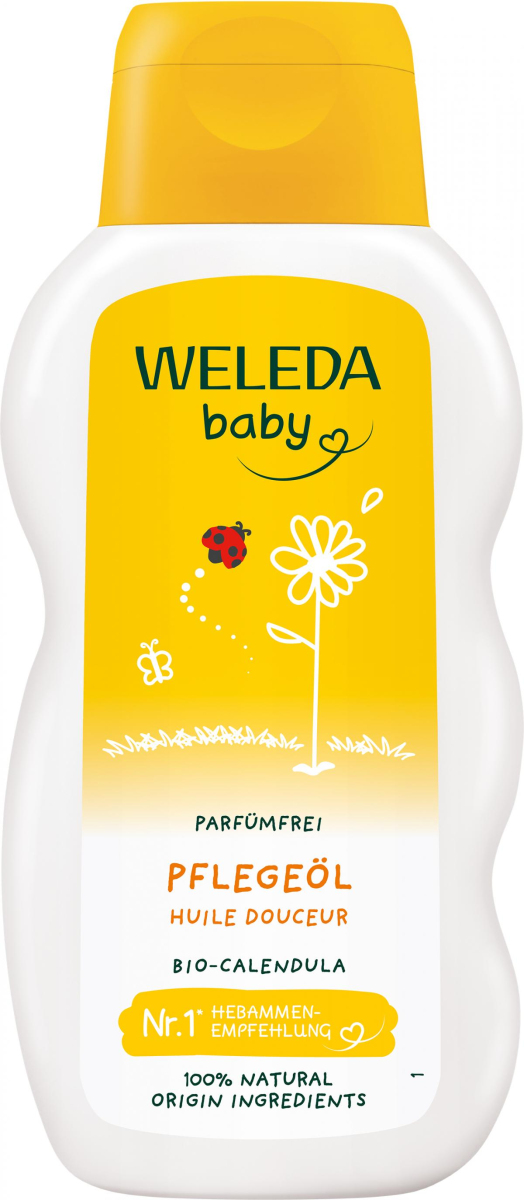 Weleda Calendula Pflegeöl parfümfrei, 200 ml Flasc
