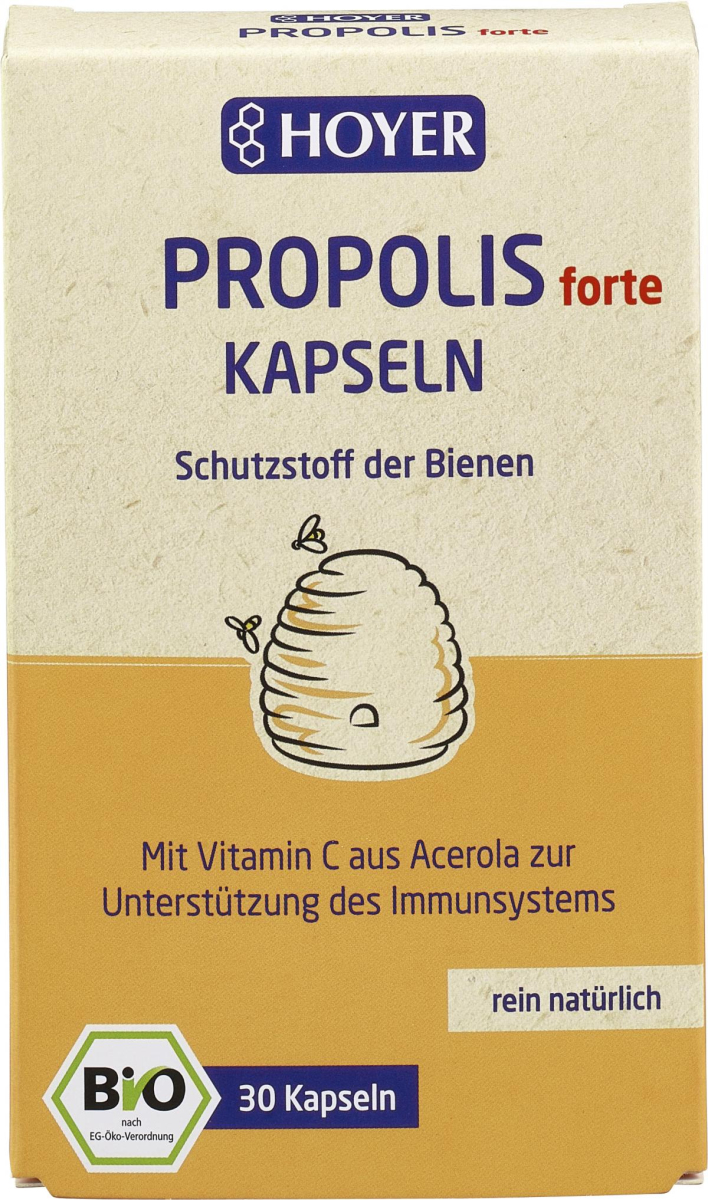 Hoyer Bio-Propolis forte Kapseln, 30 St Packung