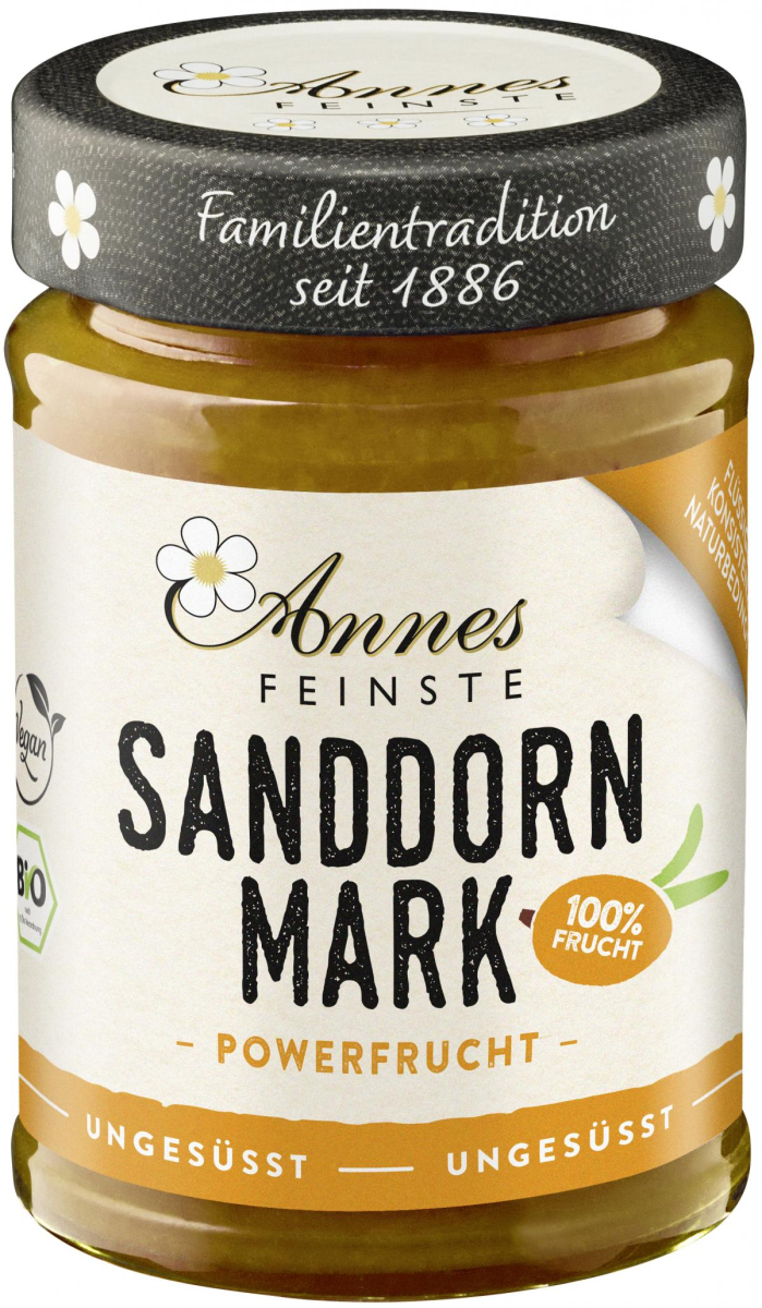 Annes Sanddornmark, 180 gr Glas