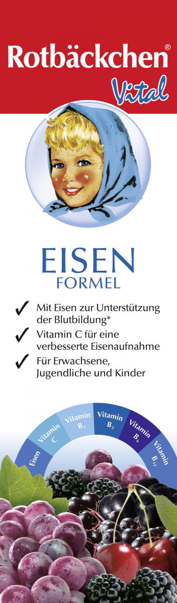 Rotbäckchen Vital Eisen Formel, 450 ml Flasche