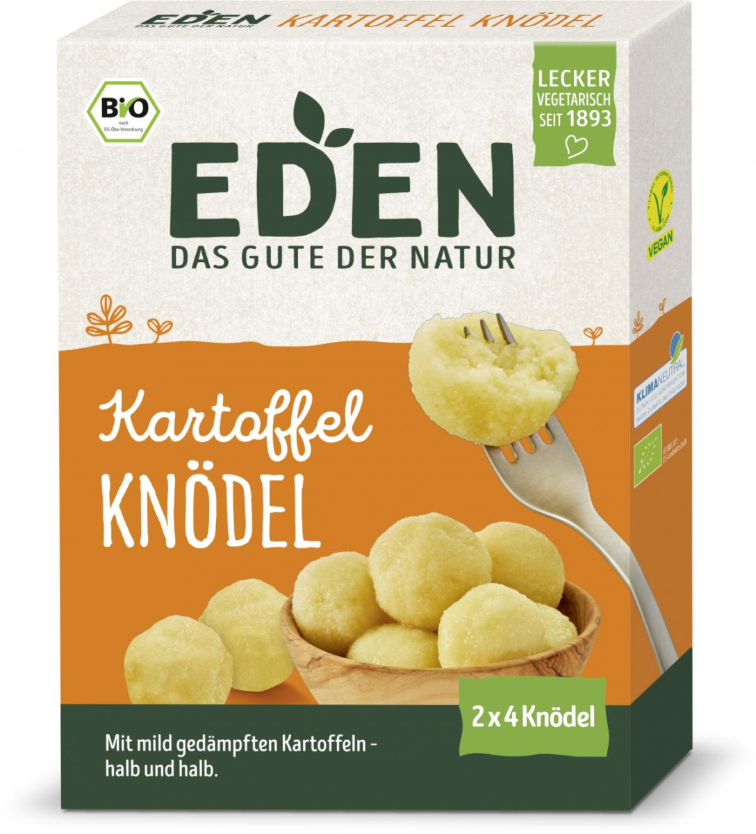 Eden Kartoffel-Knödel halb & halb, 230 gr Packung