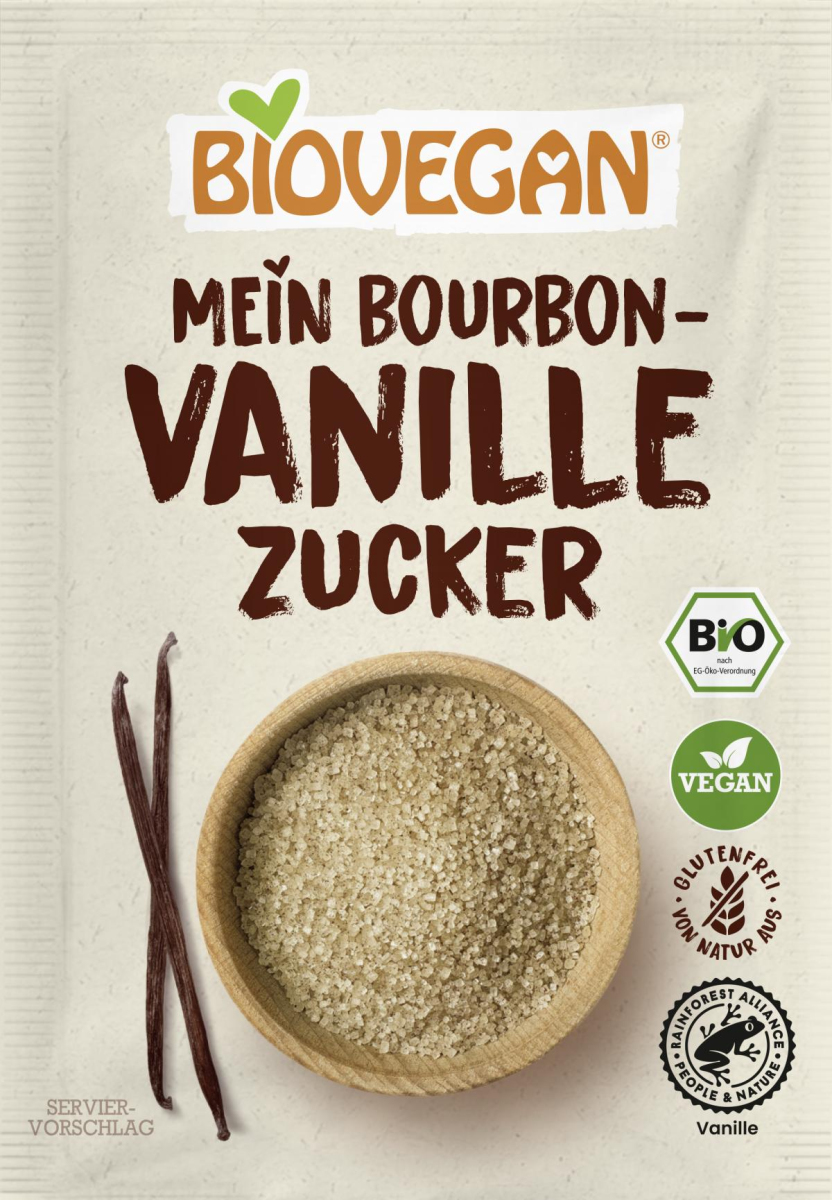 Biovegan Vanillezucker Bourbon-Vanille,4x8gr, 32 g