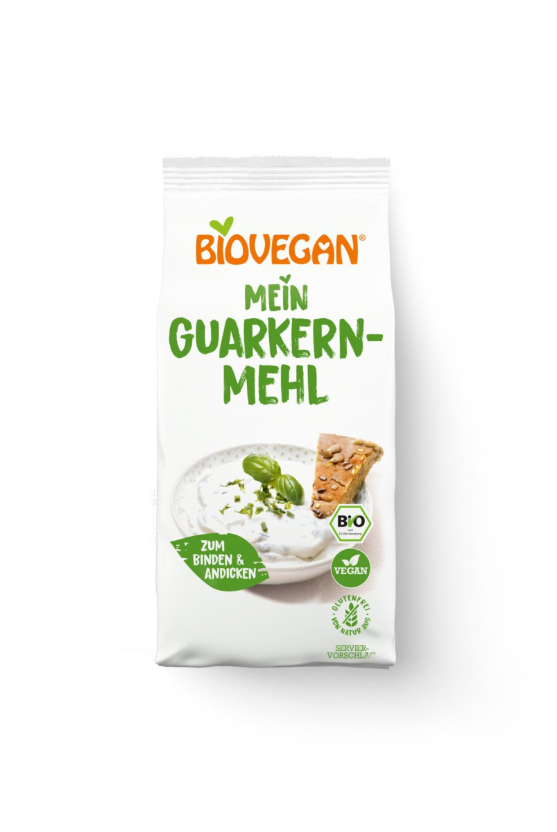 Biovegan Guarkernmehl, glutenfrei, 100 gr Packung
