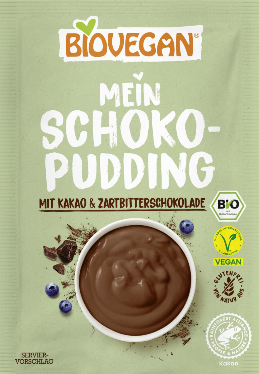 Biovegan Schoko Pudding, mit Kokosblütenzucker 55