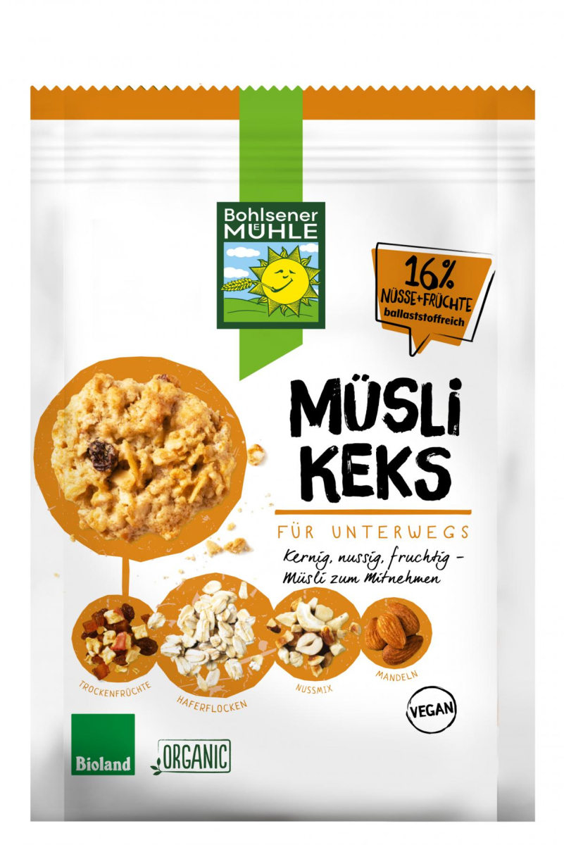 Bohlsener Der MüsliKeks für Unterwegs, 150 gr Pack