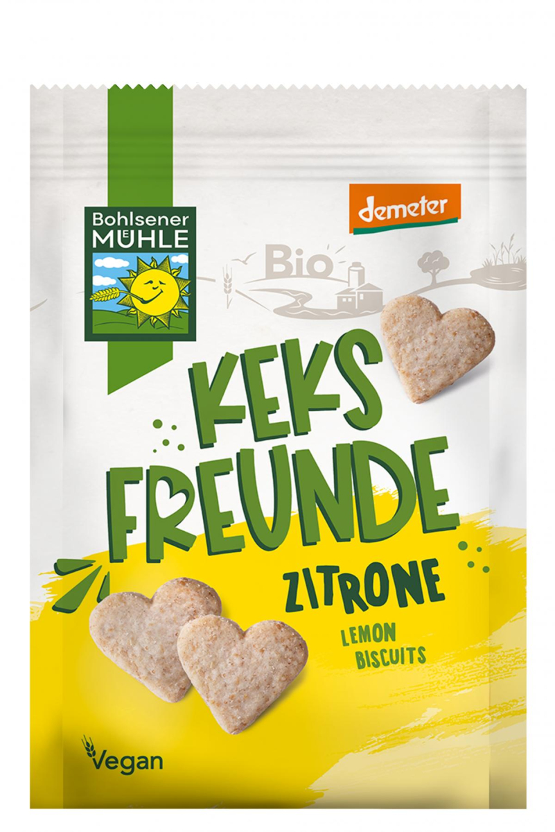 Bohlsener Mühle KeksFreunde Zitrone, 125 g Packung