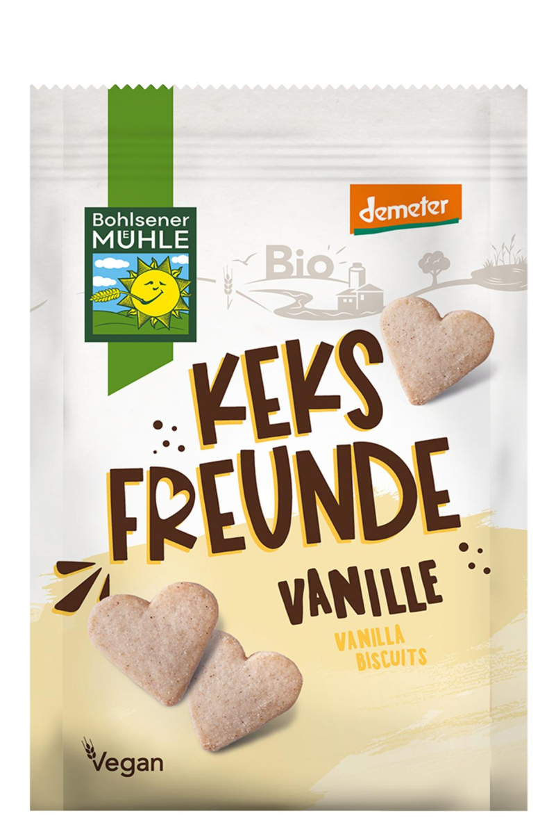 Bohlsener Mühle KeksFreunde Vanille, 125 g Packung