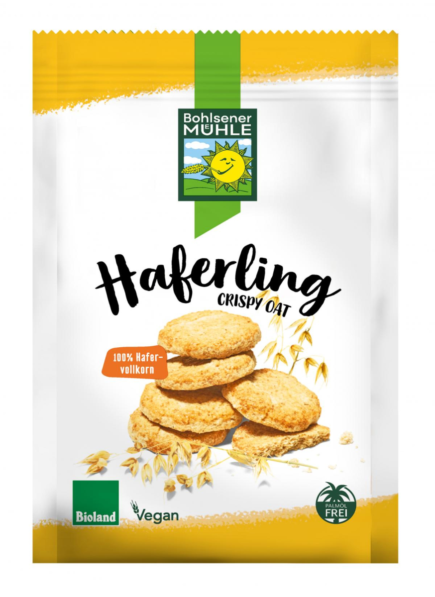 Bohlsener Haferlinge,  knuspriges Hafergebäck, 125