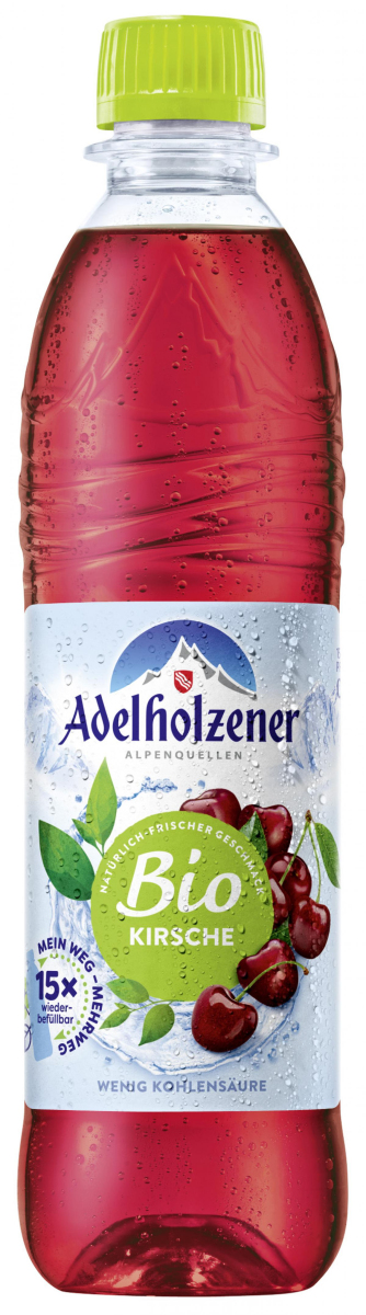 Adelholzener Alpenquellen Kirsche, 0,5 ltr PET-Pfa