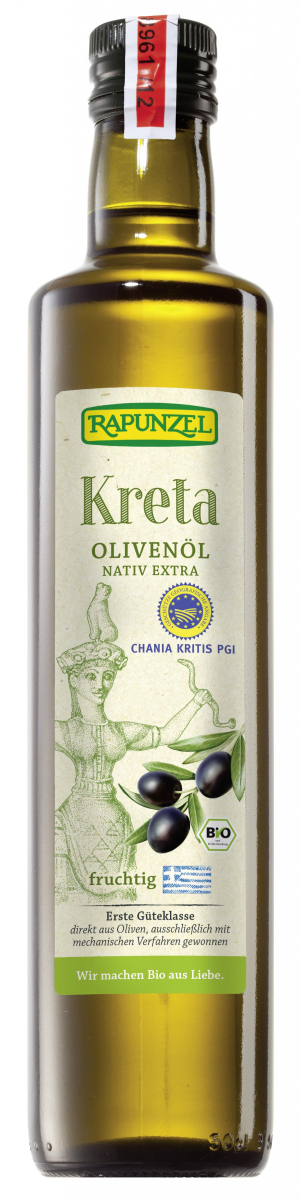 Rapunzel Kreta Olivenöl, P.G.I. nativ extra, 0,5 l