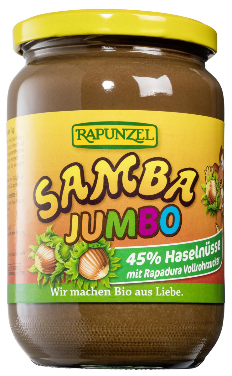 Rapunzel Samba Haselnuss, 750 gr Glas