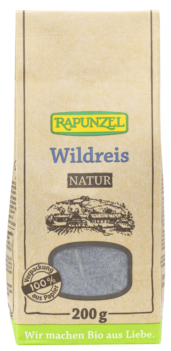 Rapunzel Wildreis natur, 200 gr Packung