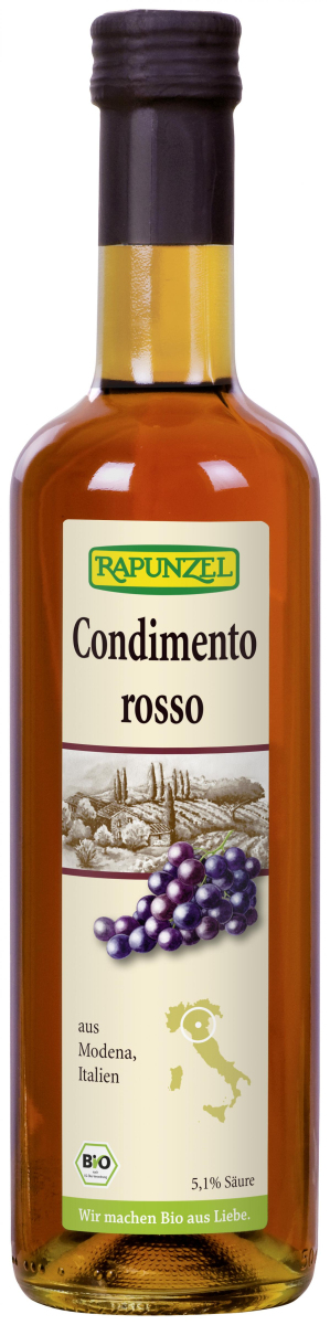 Rapunzel Condimento Rosso, 0,5 ltr Flasche