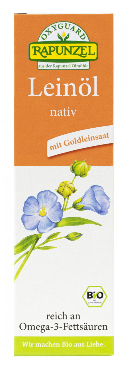 Rapunzel OXYGUARD® Leinöl nativ, 100 ml Flasche