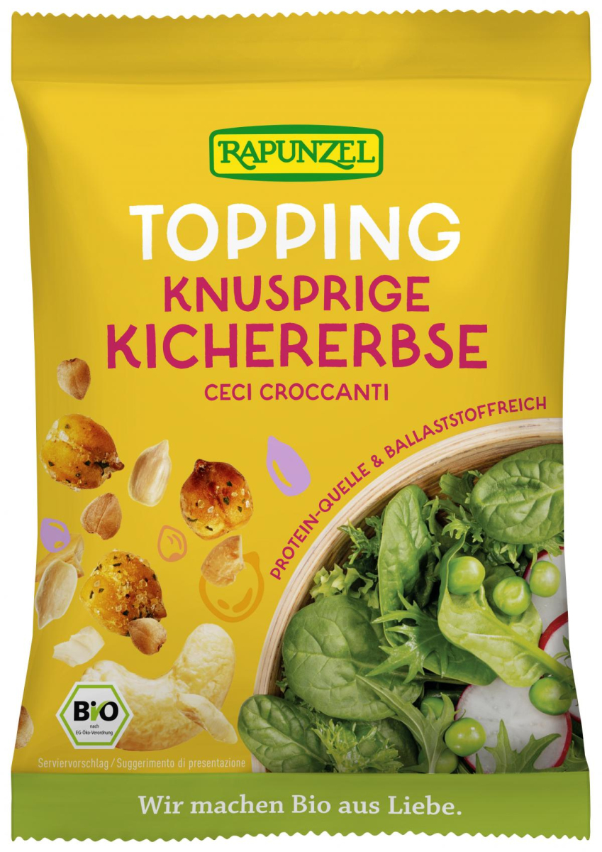 Rapunzel Topping Knusprige, 100 g Packung