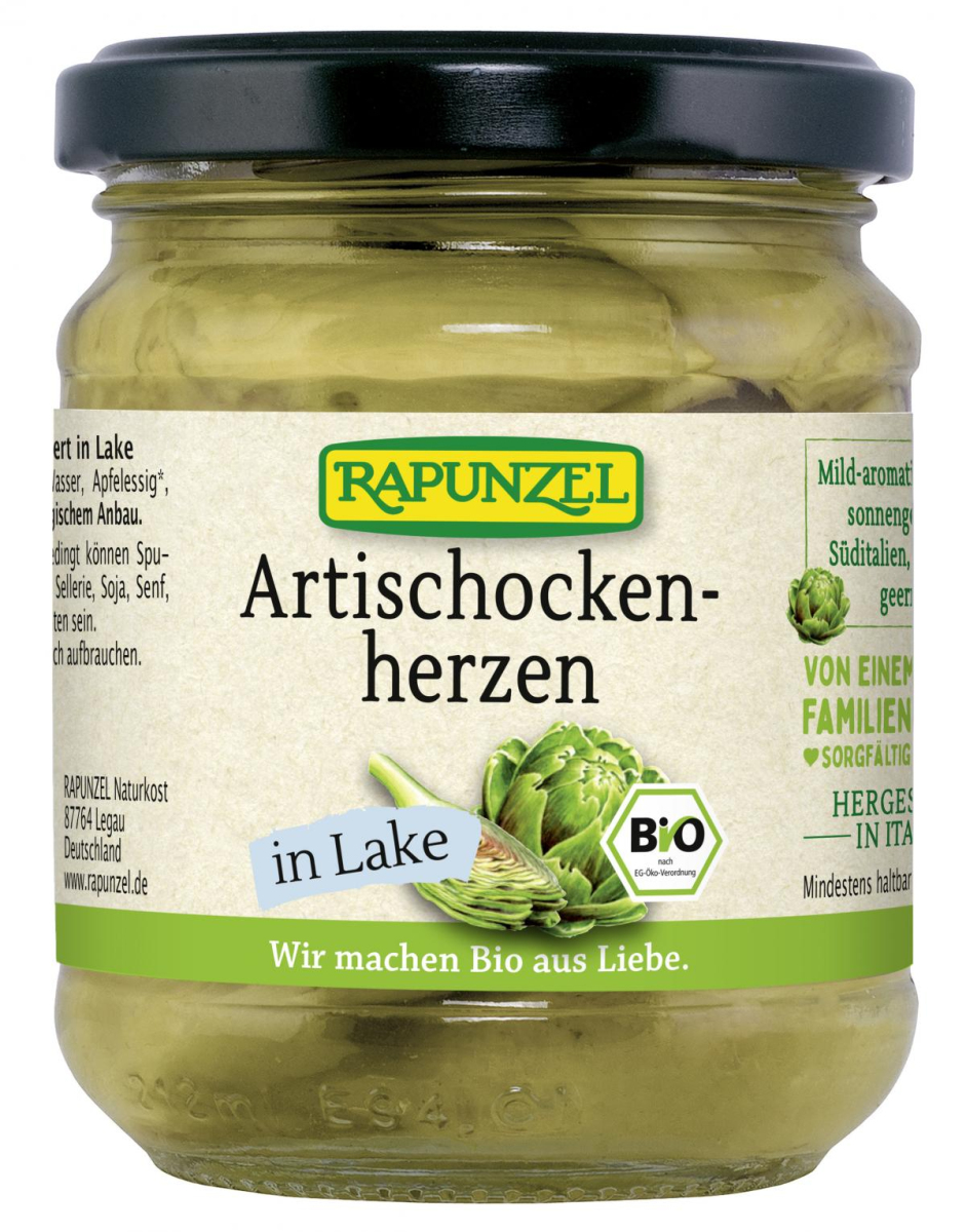 Rapunzel Artischocken geviertelt in Lake, 200 gr G