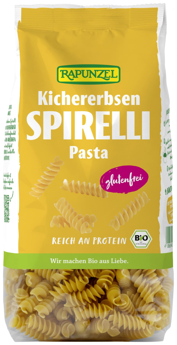 Rapunzel Kichererbsen Spirelli, 300 gr Packung
