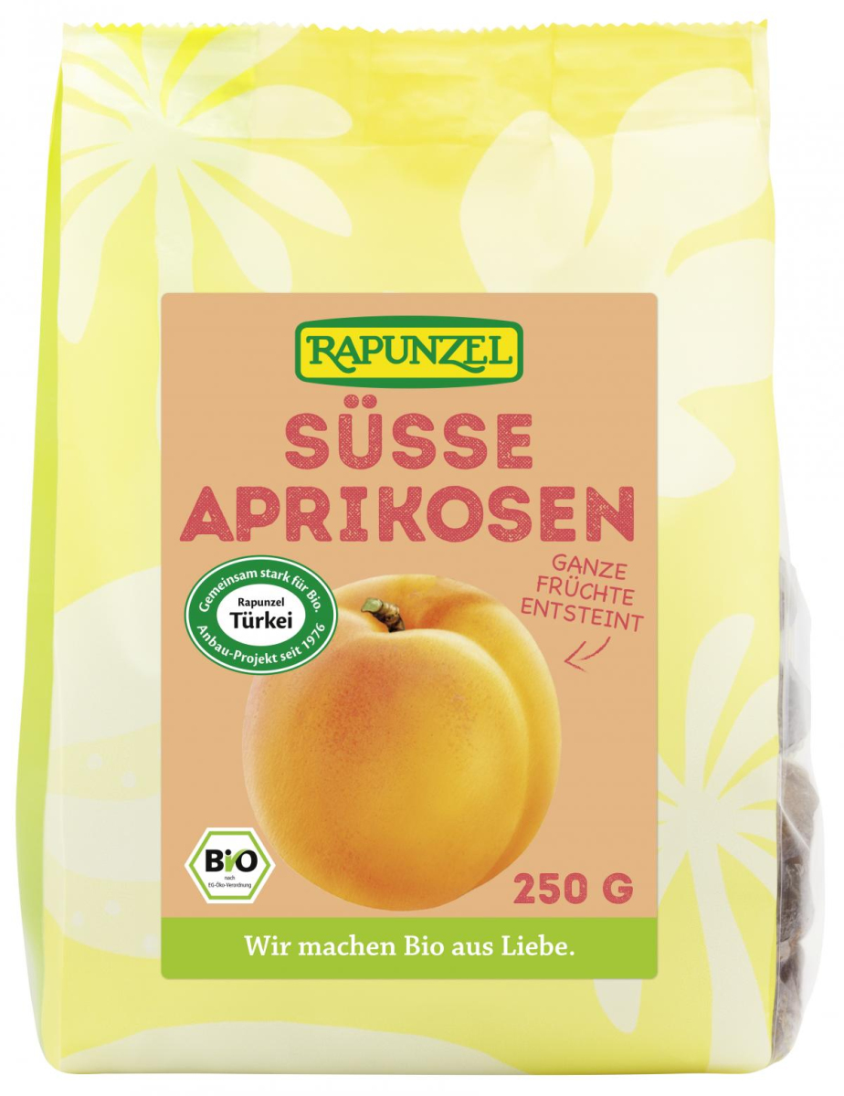 Rapunzel Aprikosen ganz, süß, Projekt, -demeter-,