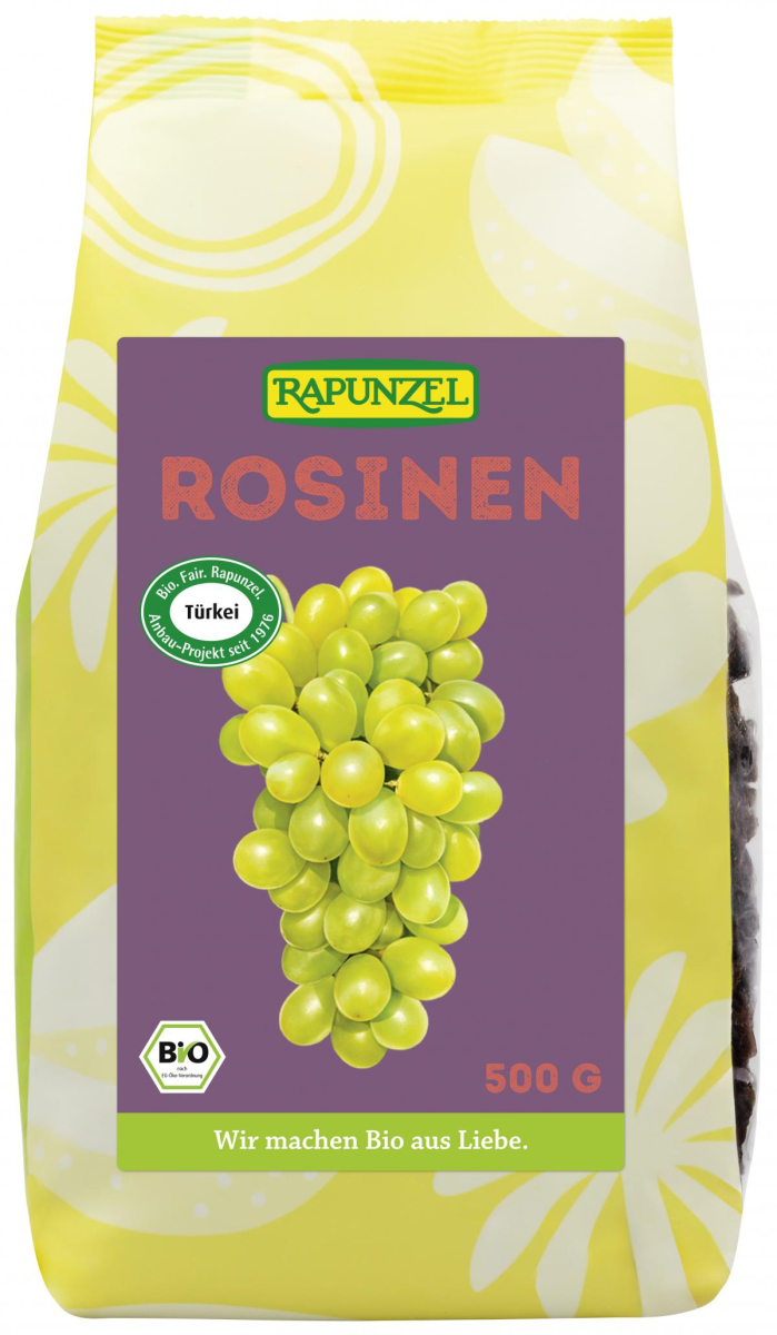 Rapunzel Rosinen, Projekt, 500 gr Packung