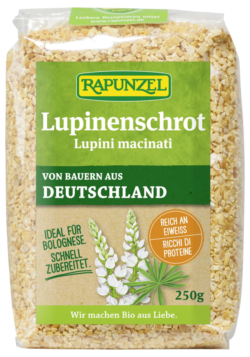 Rapunzel Lupinenschrot, 250 gr Packung