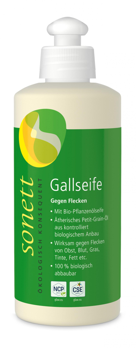 Sonett Gallseife flüssig, 0,3 ltr Flasche