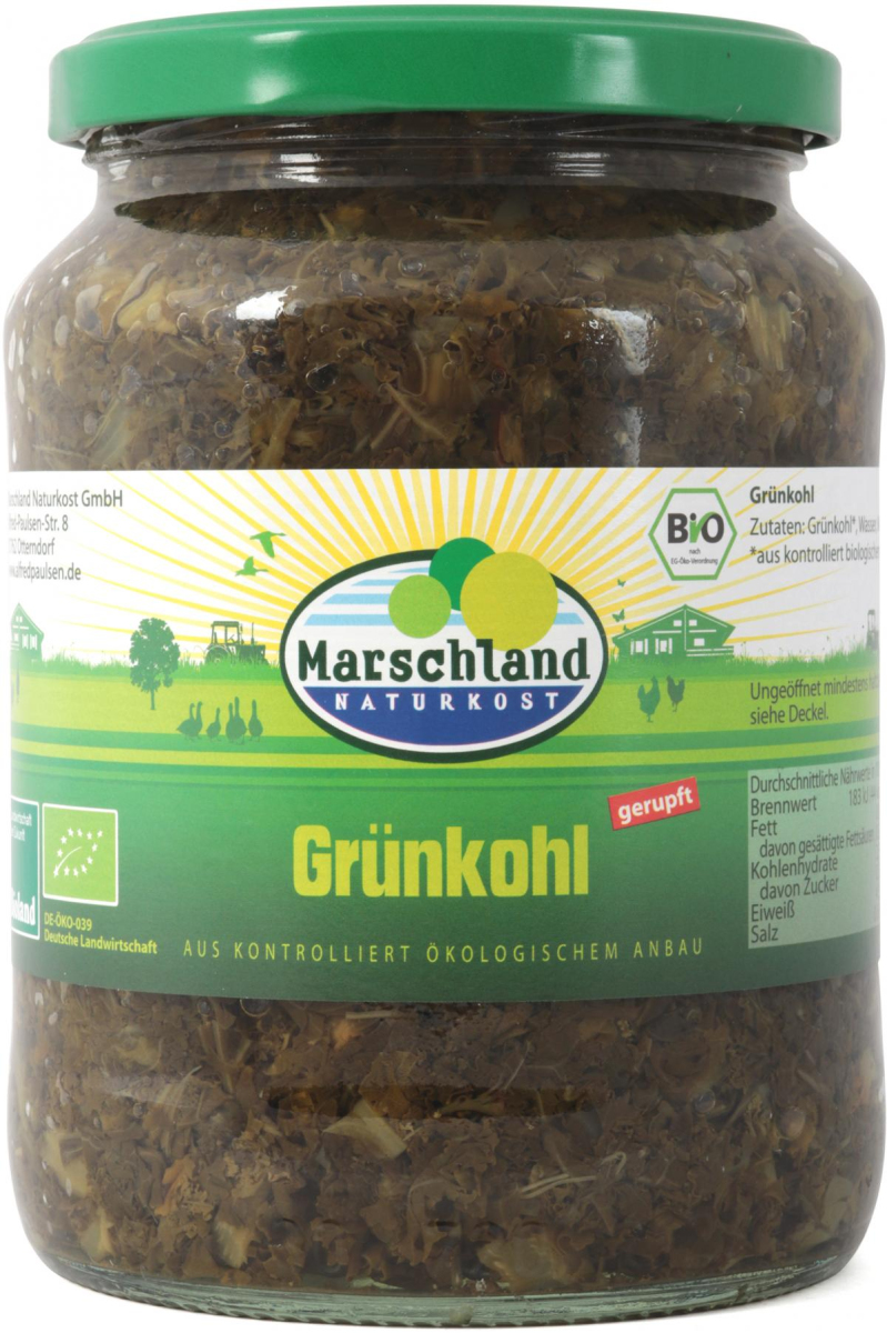 Marschland Grünkohl, 660 gr Glas (420 gr)