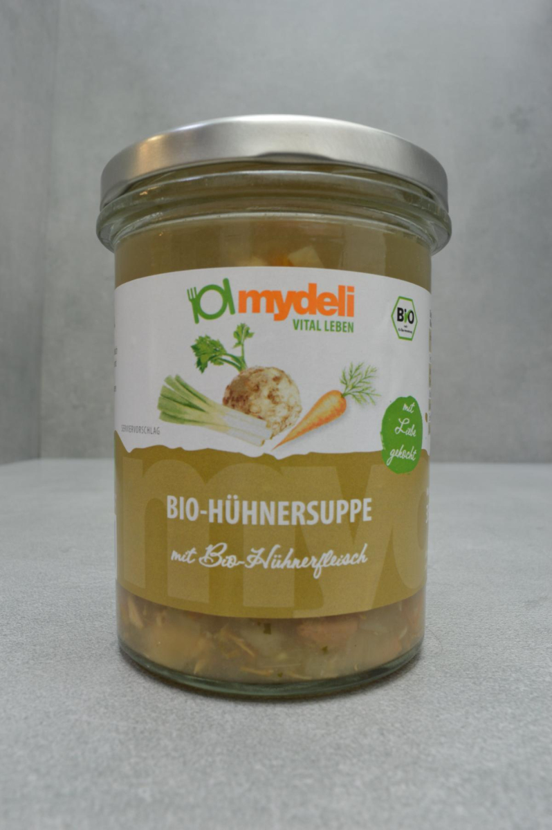 MyDeli Hühnersuppe, 350 gr Glas