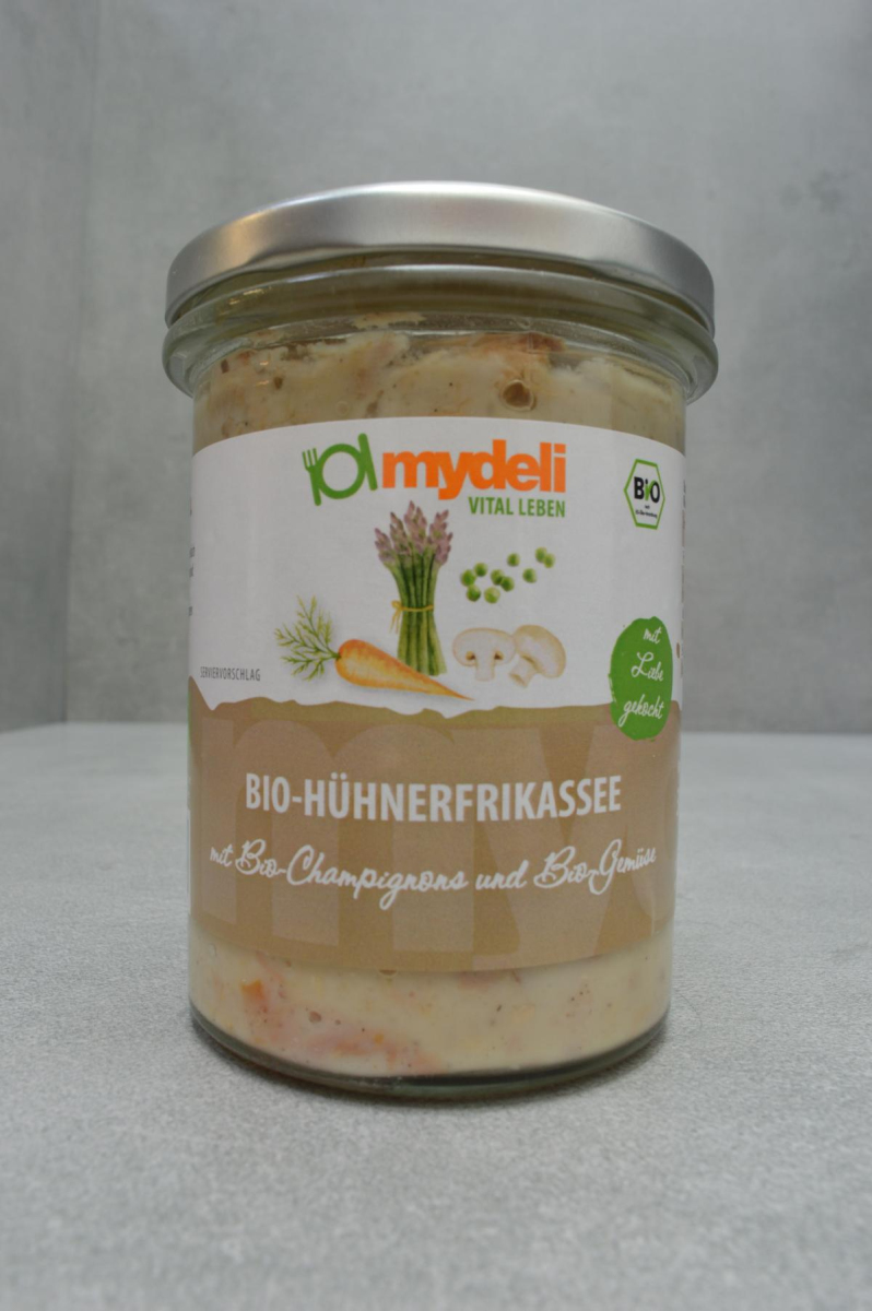 MyDeli Hühnerfrikassee mit Champignons und Gemüse,