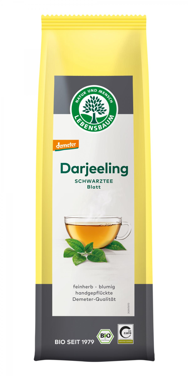Lebensb Darjeeling, Blatt, 75 g Packung