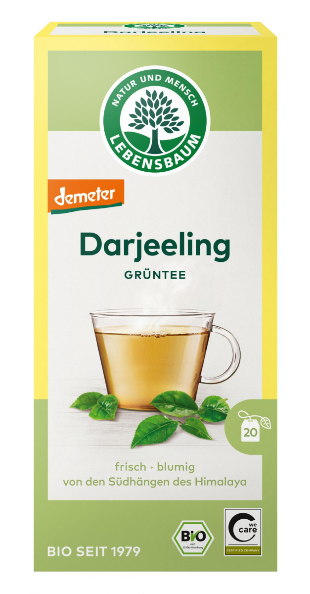 Lebensb Darjeeling Ambootia, Grüntee, 1,5 gr, 20 B