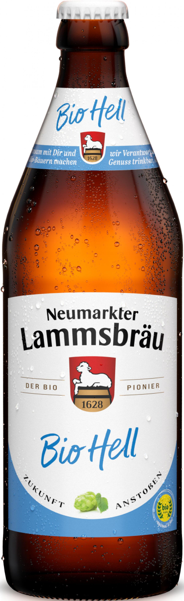 Neumarkter Lammsbräu EdelHell, 0,5 ltr Flasche