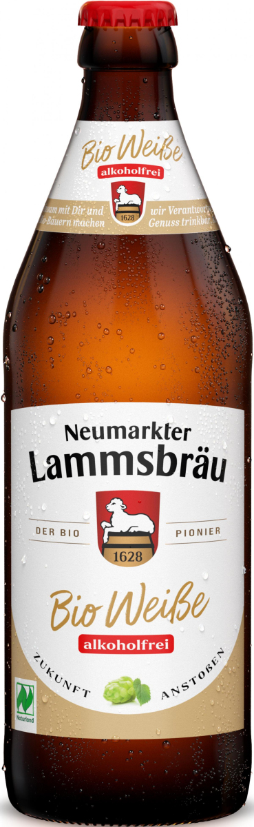 Neumarkter Lammsbräu Weiße alkoholfrei, 0,5 ltr Flasche