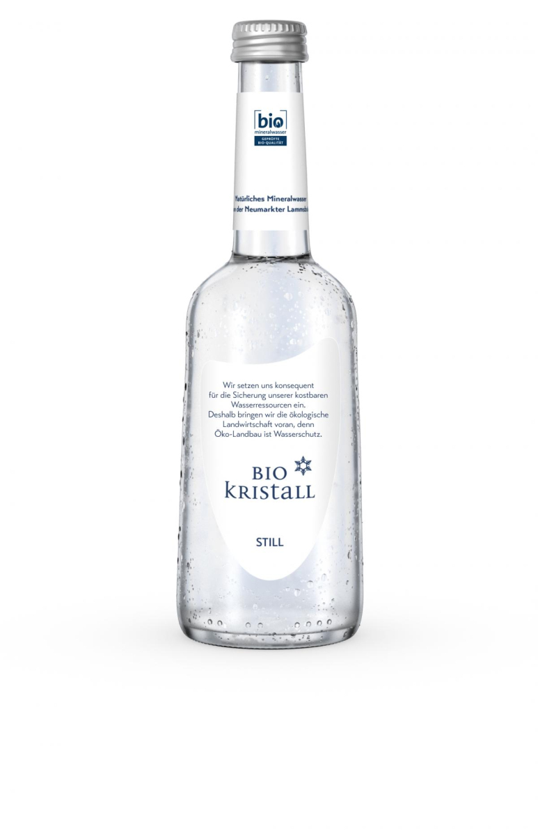 BioKristall Bio-Mineralwasser still, 0,33 ltr Flas