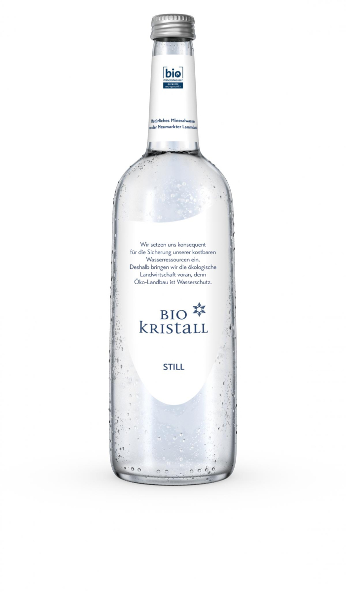 BioKristall Bio-Mineralwasser still, 0,75 ltr Flas