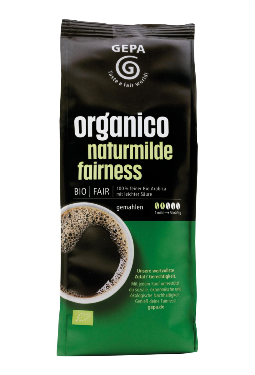 Gepa Café Orgánico, gemahlen, 250 gr Packung