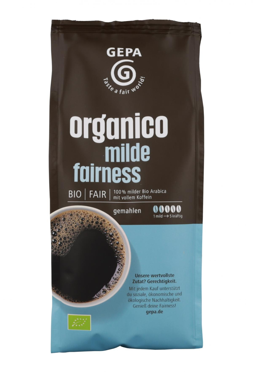 Gepa Schonkaffee, gemahlen, 250 gr Packung