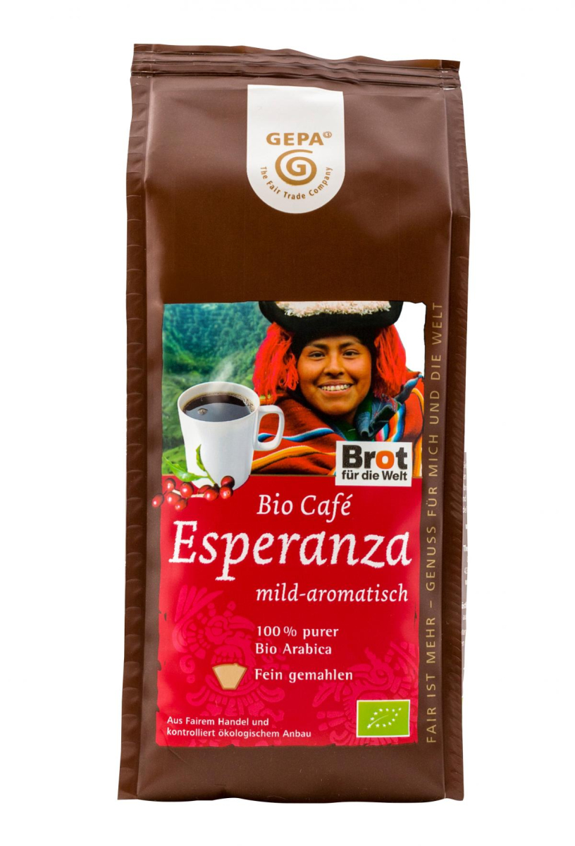 Gepa Café Esperanza, gemahlen, 250 gr Packung