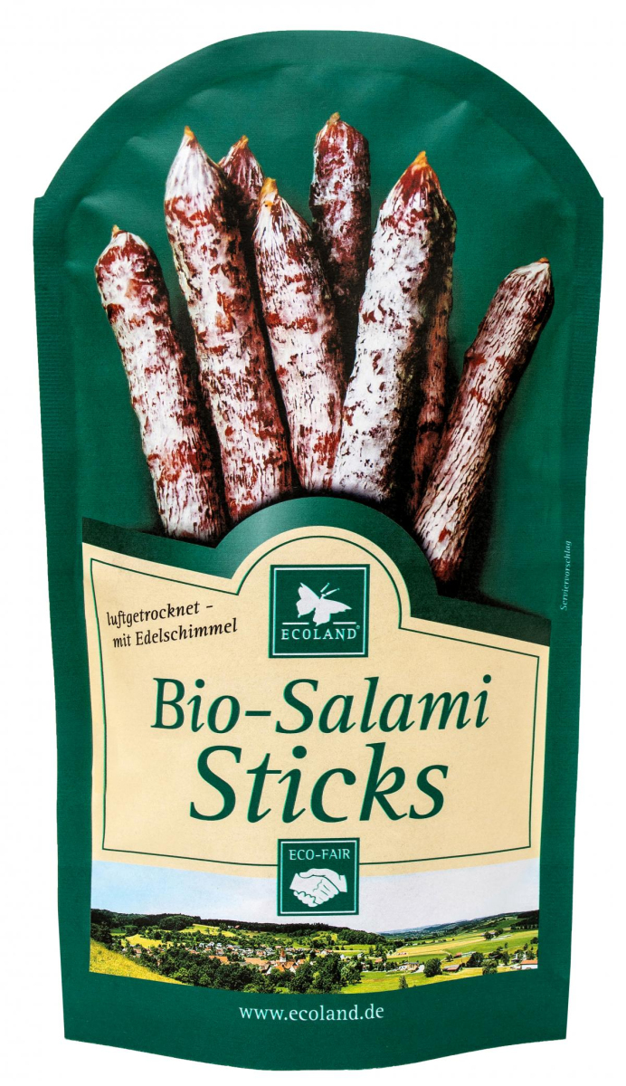 Ecoland Ecoland Salami Sticks 70gr, Packung