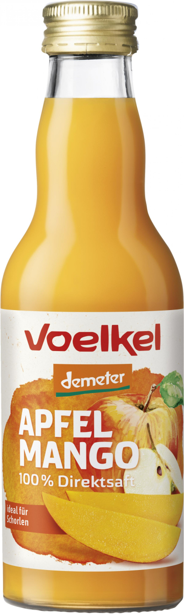 Voelkel Apfel-Mango - 100% Dierktsaft, 0,2 ltr Fla