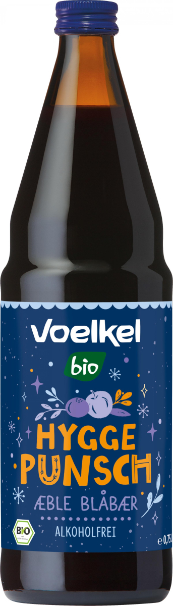 Voelkel Hygge Punsch Apfel - Blaubeere, 0,75 ltr F