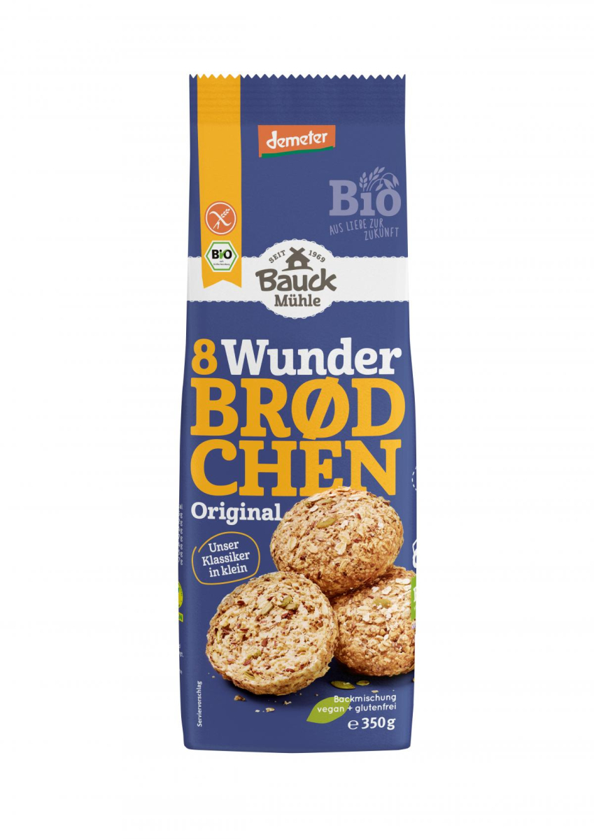 Bauckhof Wunderbrødchen Original, 350 g Packung